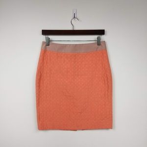 JCREW Sorbetto Jacquard Pencil Skirt
